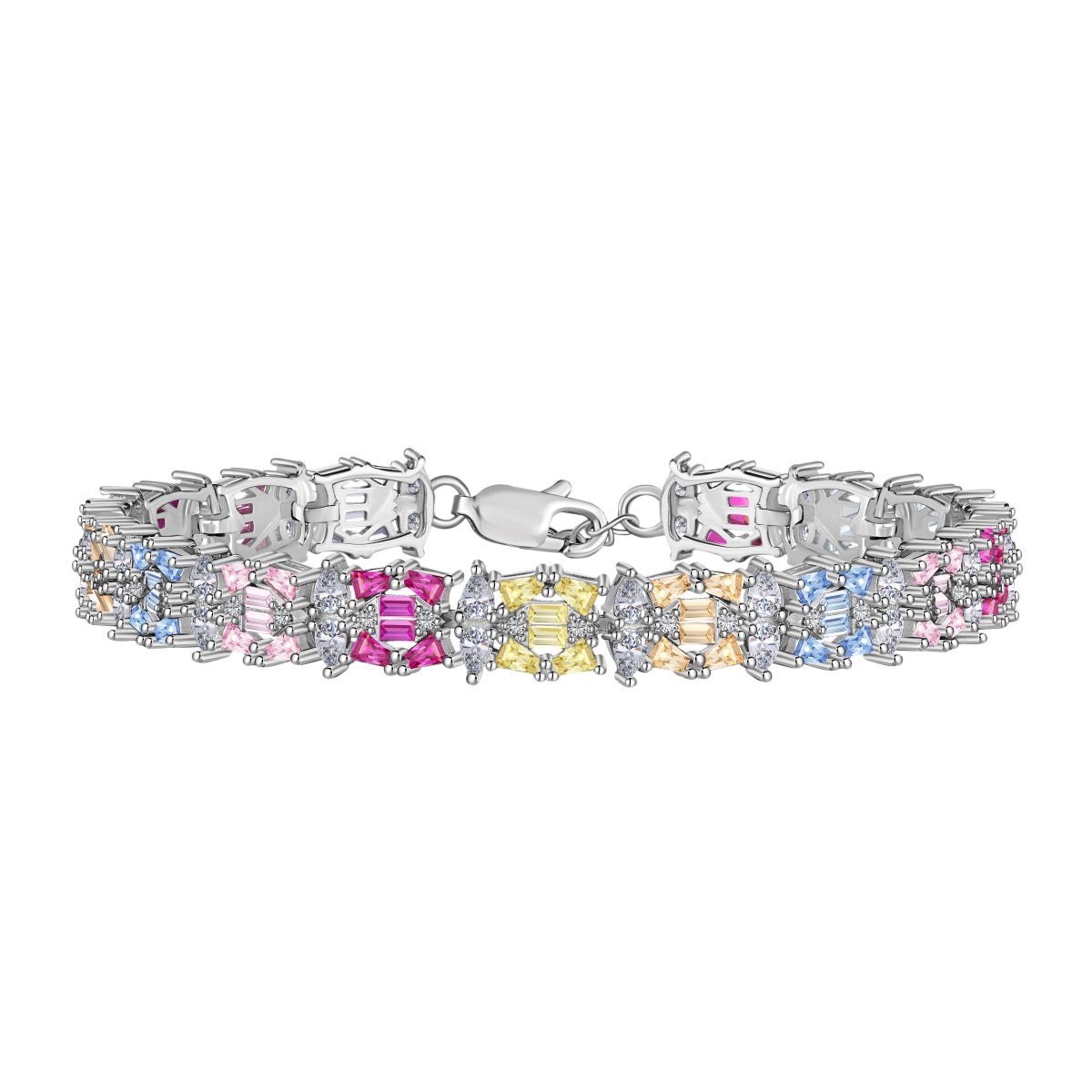 [Olivia JW]Delicate Colorful Multi Cut Party Bracelet