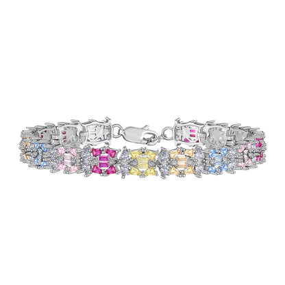 [Olivia JW]Delicate Colorful Multi Cut Party Bracelet