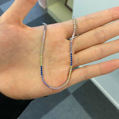 [Everoly JW]輝くプリンセスカットテニスブレスレット