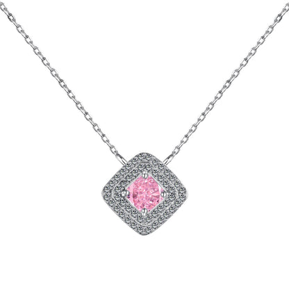 [Olivia JW]Sparkling Asscher Cut Necklace