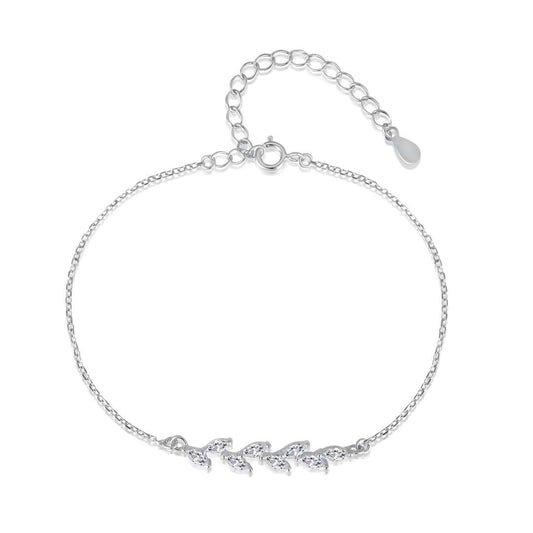 [Olivia JW]Elegant Wheat Leaves Shape Bracelet