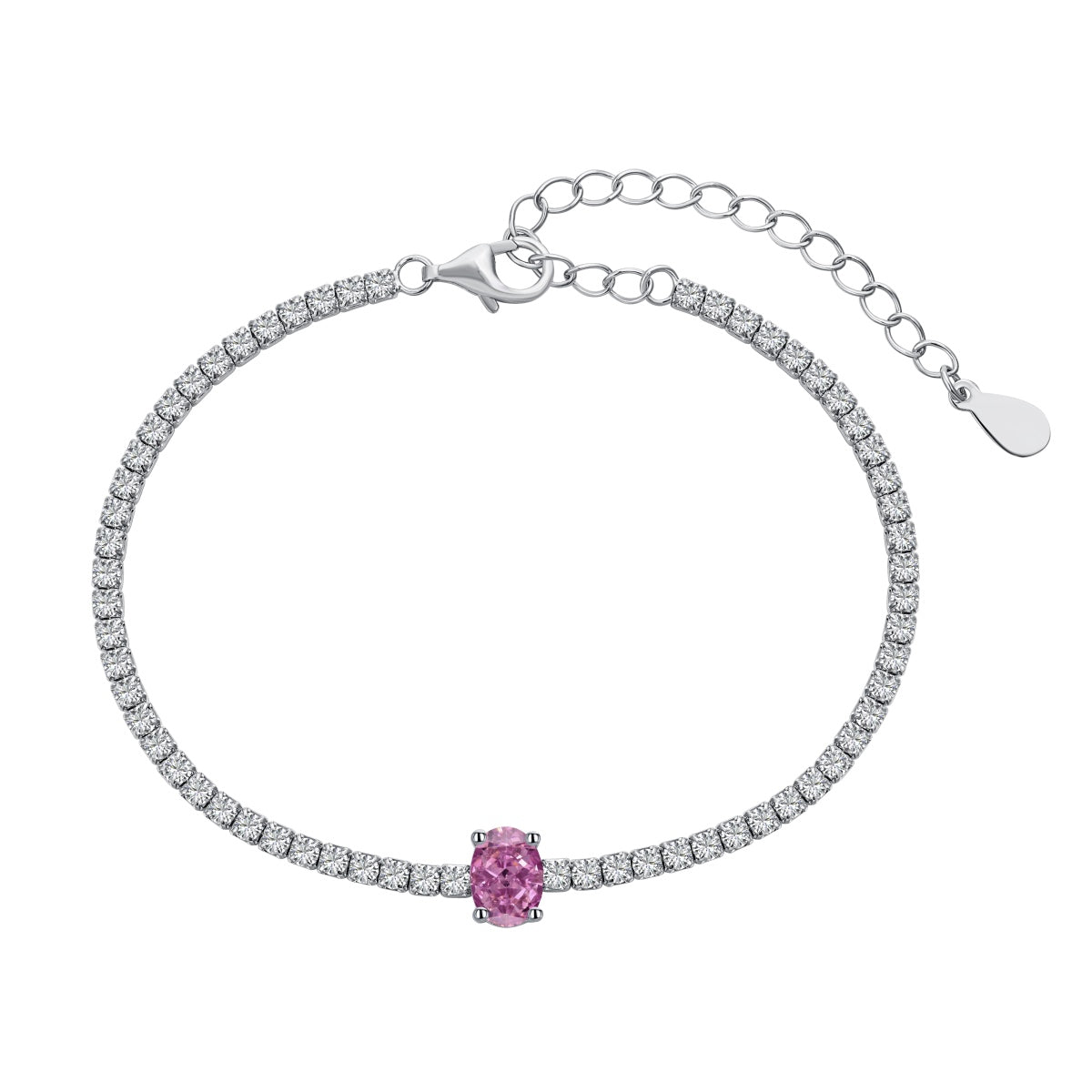 [Olivia JW]0.75 Carat Exquisite Oval Cut Daily Bracelet