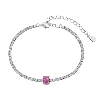 [Olivia JW]0.75 Carat Exquisite Oval Cut Daily Bracelet
