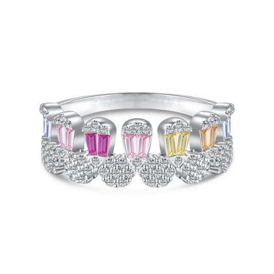 [Everoly JW]Wunderschöner Radiant Cut Alltagsring