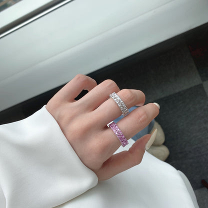 [Olivia JW]Sparkling Full Heart Ring