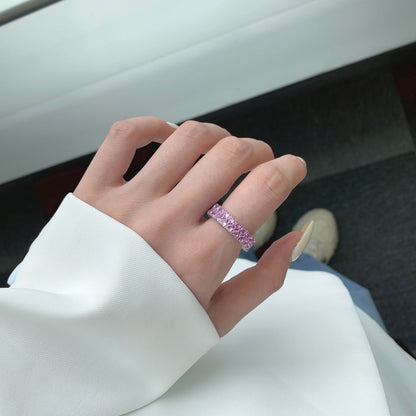 [Olivia JW]Sparkling Full Heart Ring
