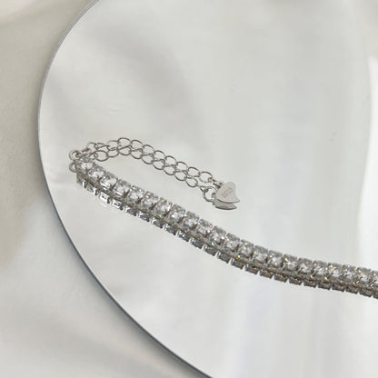 [Everoly JW] Funkelndes Armband im Rundschliff
