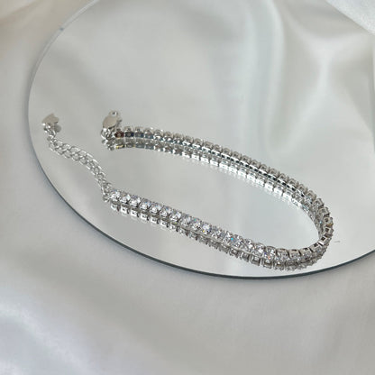 [Everoly JW] Funkelndes Armband im Rundschliff