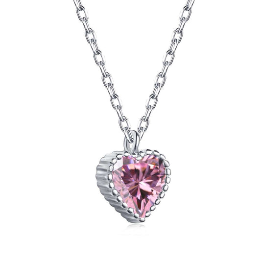 [Olivia JW]Ornate Heart Shape Necklace