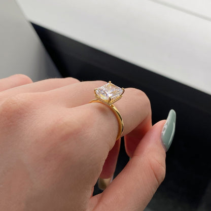 [Olivia JW]4.0 Carat Ornate Enchanting Radiand Cut Banquet Ring