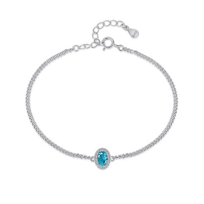 [Olivia JW]Exquisite Oval Shape Bracelet