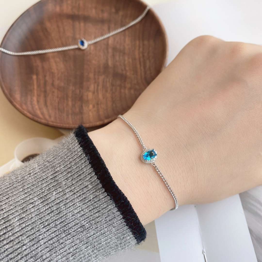 [Olivia JW]Exquisite Oval Shape Bracelet