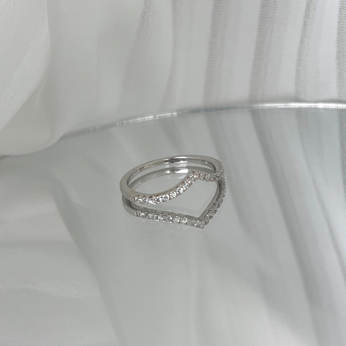 [Olivia JW]Elaborate Tennis Band Ring