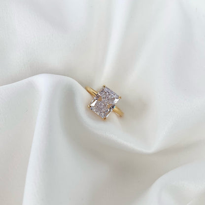 [Olivia JW]4.0 Carat Ornate Enchanting Radiand Cut Banquet Ring