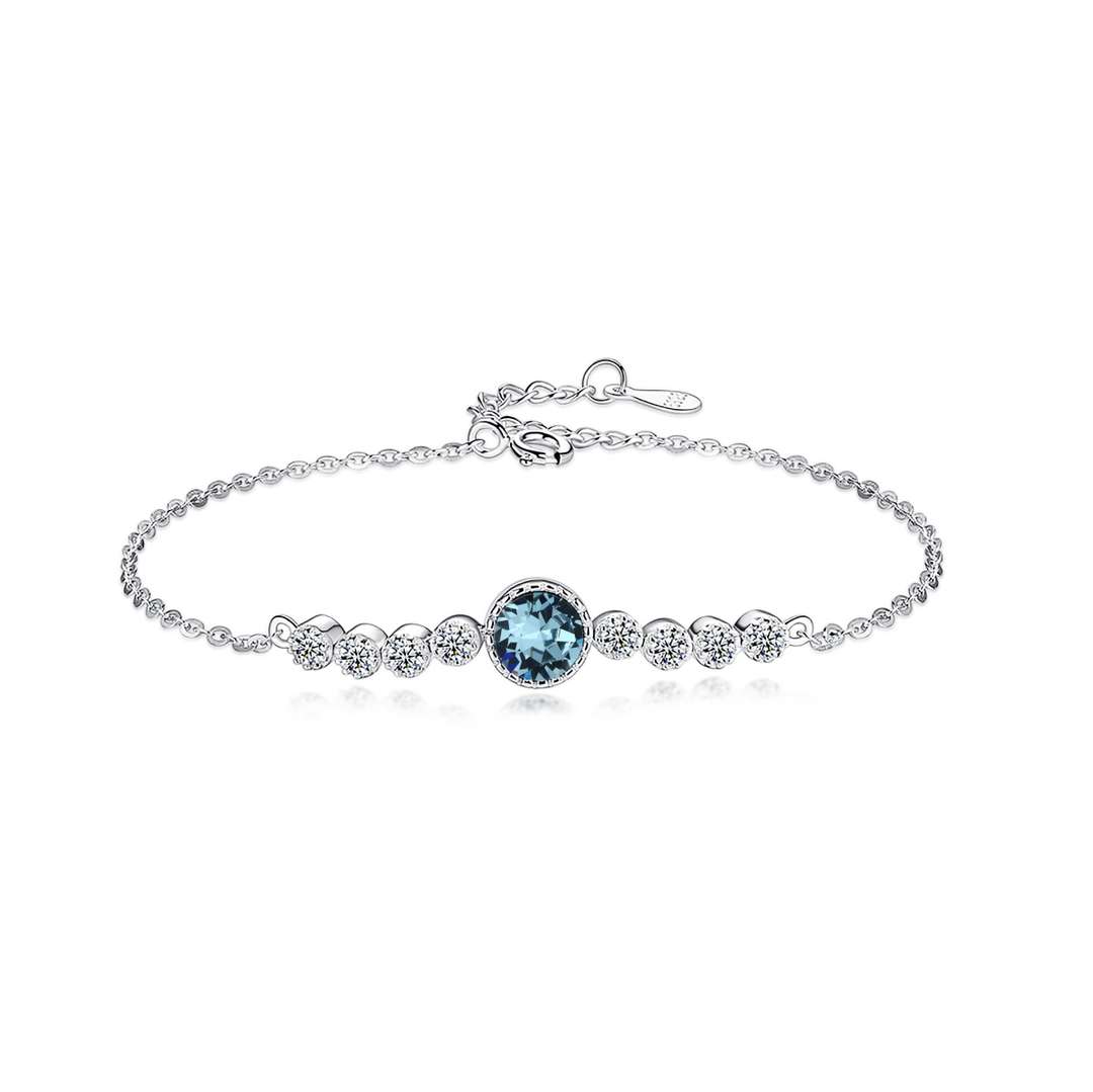 [Olivia JW]Luxurious Heart Of The Ocean Bracelet