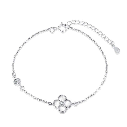 [Everoly JW]Zartes vierblättriges Kleeblatt-Armband