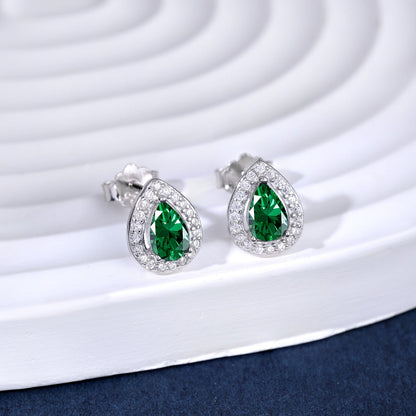 [Olivia JW]Luxurious Water Drop Shape Earrings