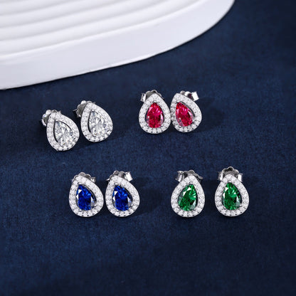 [Olivia JW]Luxurious Water Drop Shape Earrings