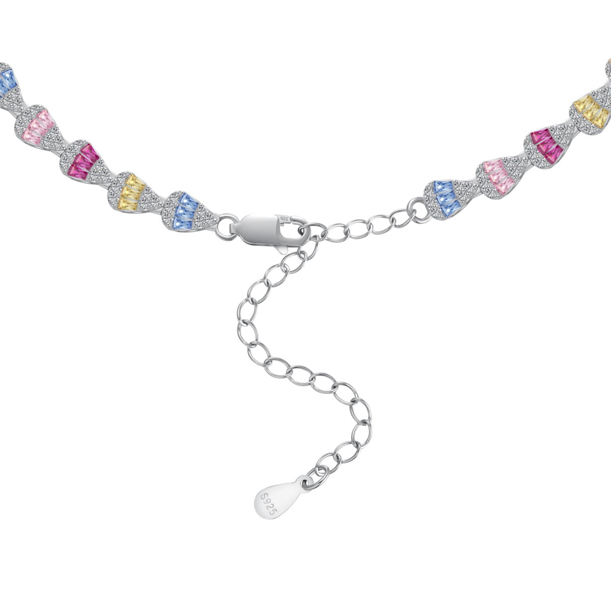 [Olivia JW]Radiant Colorful Rainbow Necklace