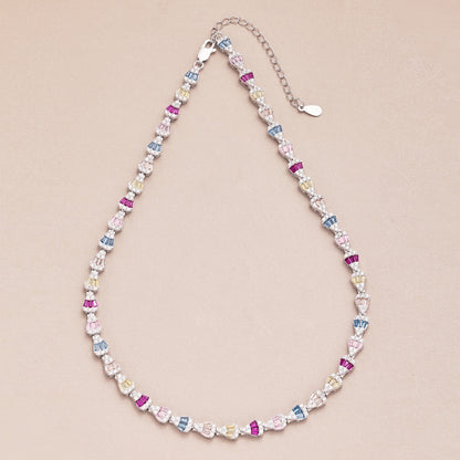 [Olivia JW]Radiant Colorful Rainbow Necklace