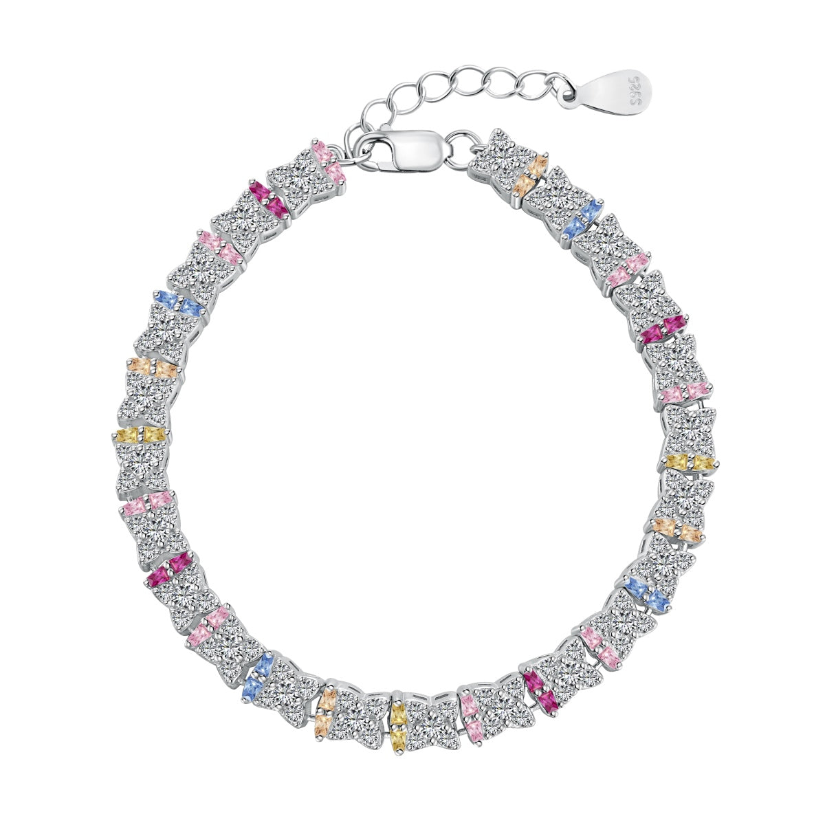 [Olivia JW]Unique Colorful Flower Shape Daily Bracelet