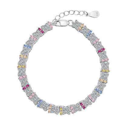 [Olivia JW]Unique Colorful Flower Shape Daily Bracelet