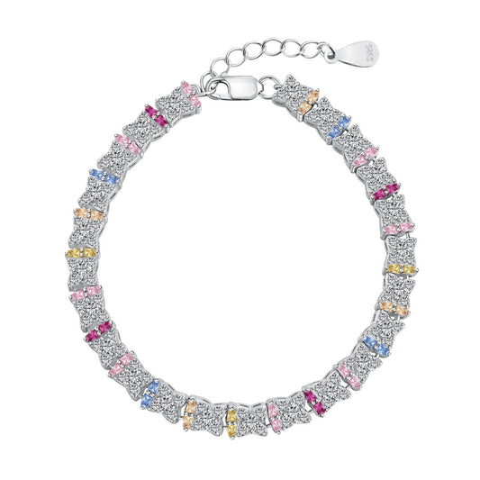 [Olivia JW]Unique Colorful Flower Shape Daily Bracelet