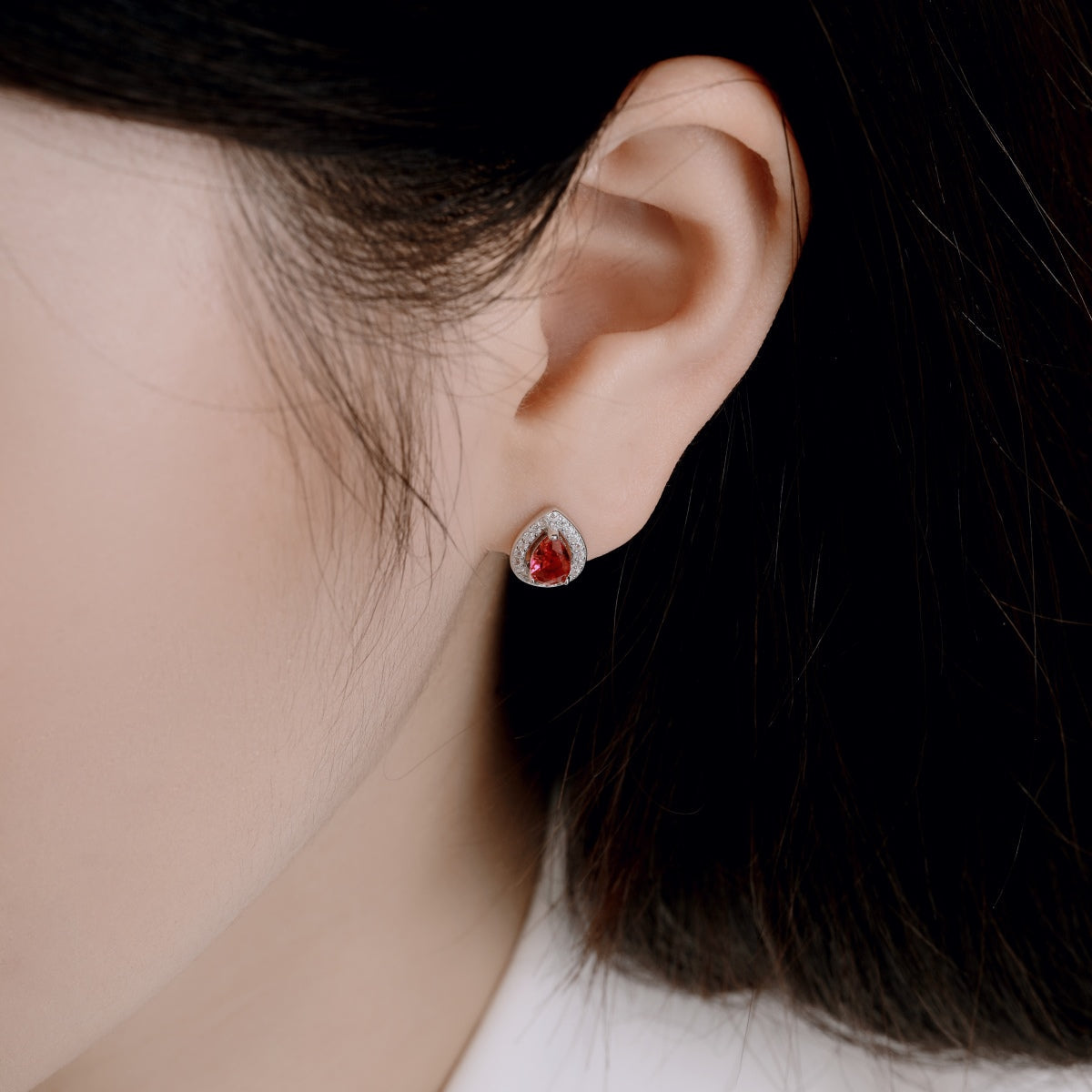 [Olivia JW]Luxurious Water Drop Shape Earrings