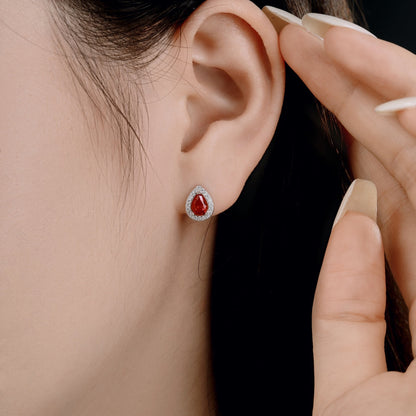 [Olivia JW]Luxurious Water Drop Shape Earrings