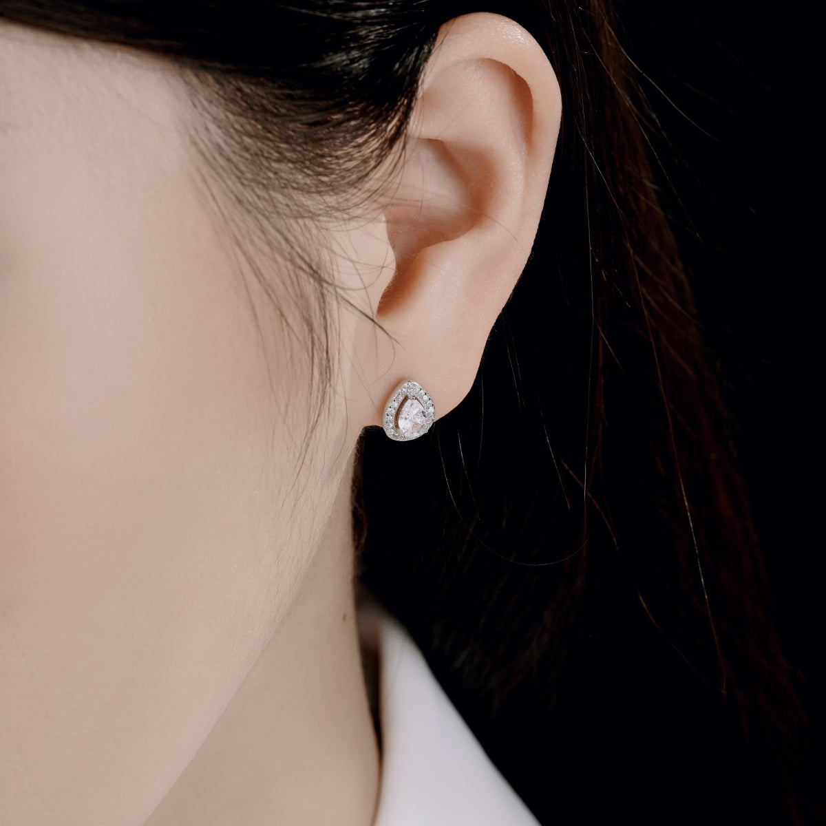 [Olivia JW]Luxurious Water Drop Shape Earrings