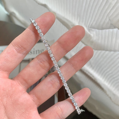 [Everoly JW] Funkelndes Armband im Rundschliff