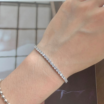 [Everoly JW] Funkelndes Armband im Rundschliff