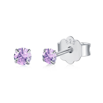 [Olivia JW]Delicate Solitaire Earrings