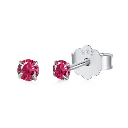 [Olivia JW]Delicate Solitaire Earrings