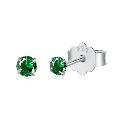 [Olivia JW]Delicate Solitaire Earrings