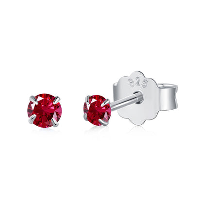 [Olivia JW]Delicate Solitaire Earrings