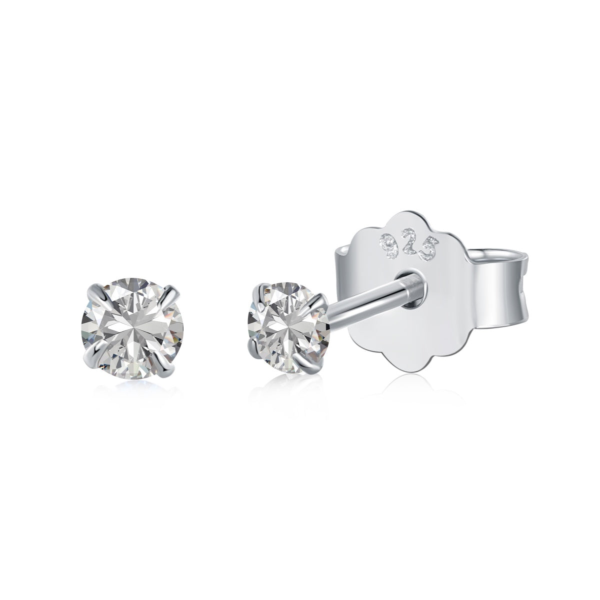 [Olivia JW]Delicate Solitaire Earrings