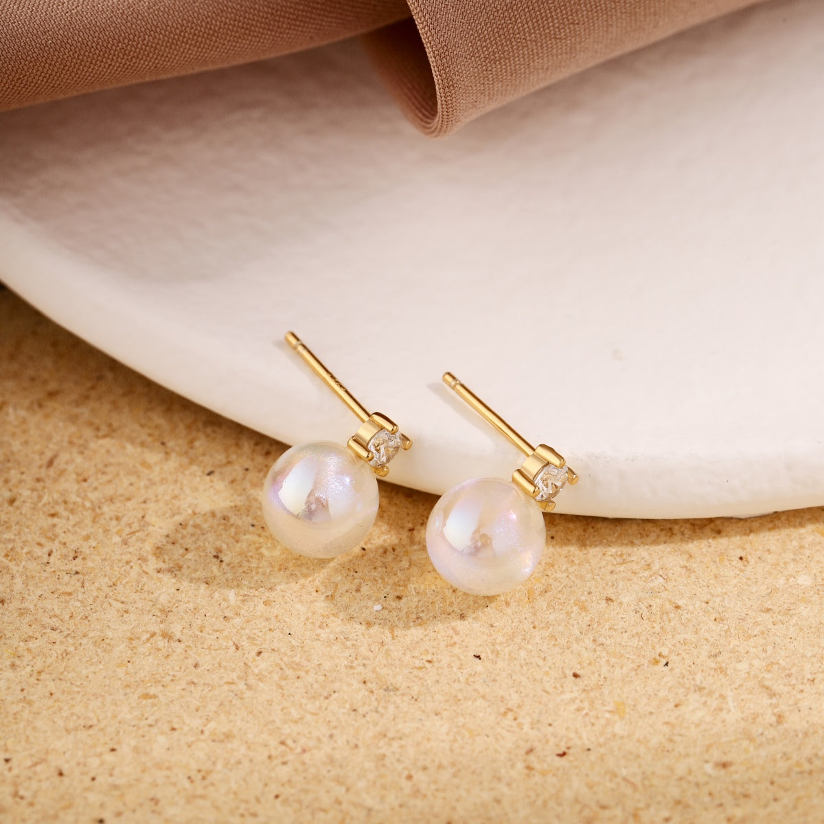 [Olivia JW]Symphony Mermaid Pearl Earrings