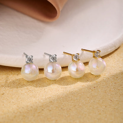 [Olivia JW]Symphony Mermaid Pearl Earrings