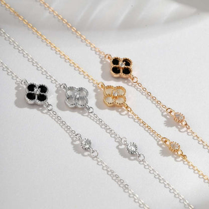 [Olivia JW]Delicate Four Leaf Clover Bracelet
