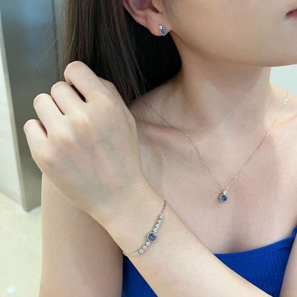[Everoly JW]Luxuriöses Herz des Ozeans Armband