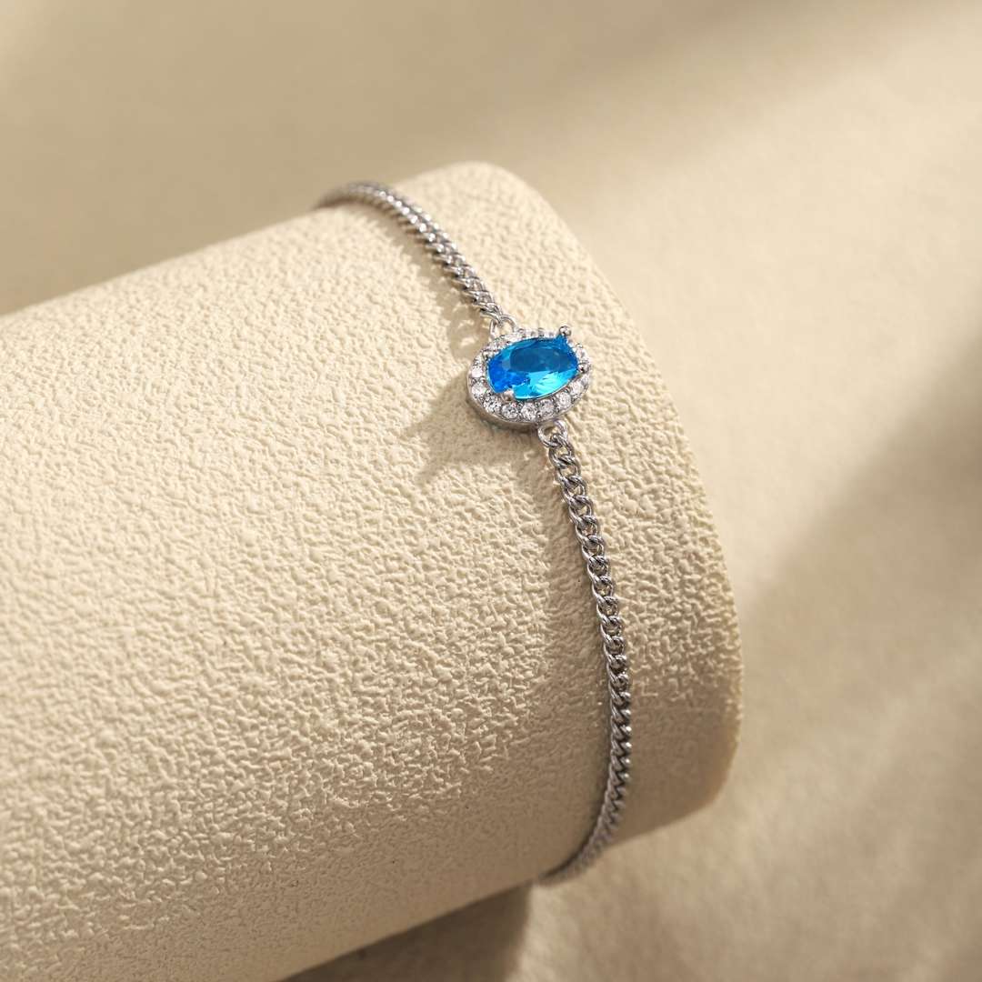 [Olivia JW]Exquisite Oval Shape Bracelet