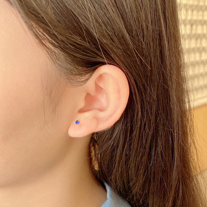 [Olivia JW]Delicate Solitaire Earrings