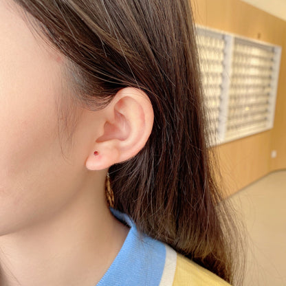 [Olivia JW]Delicate Solitaire Earrings