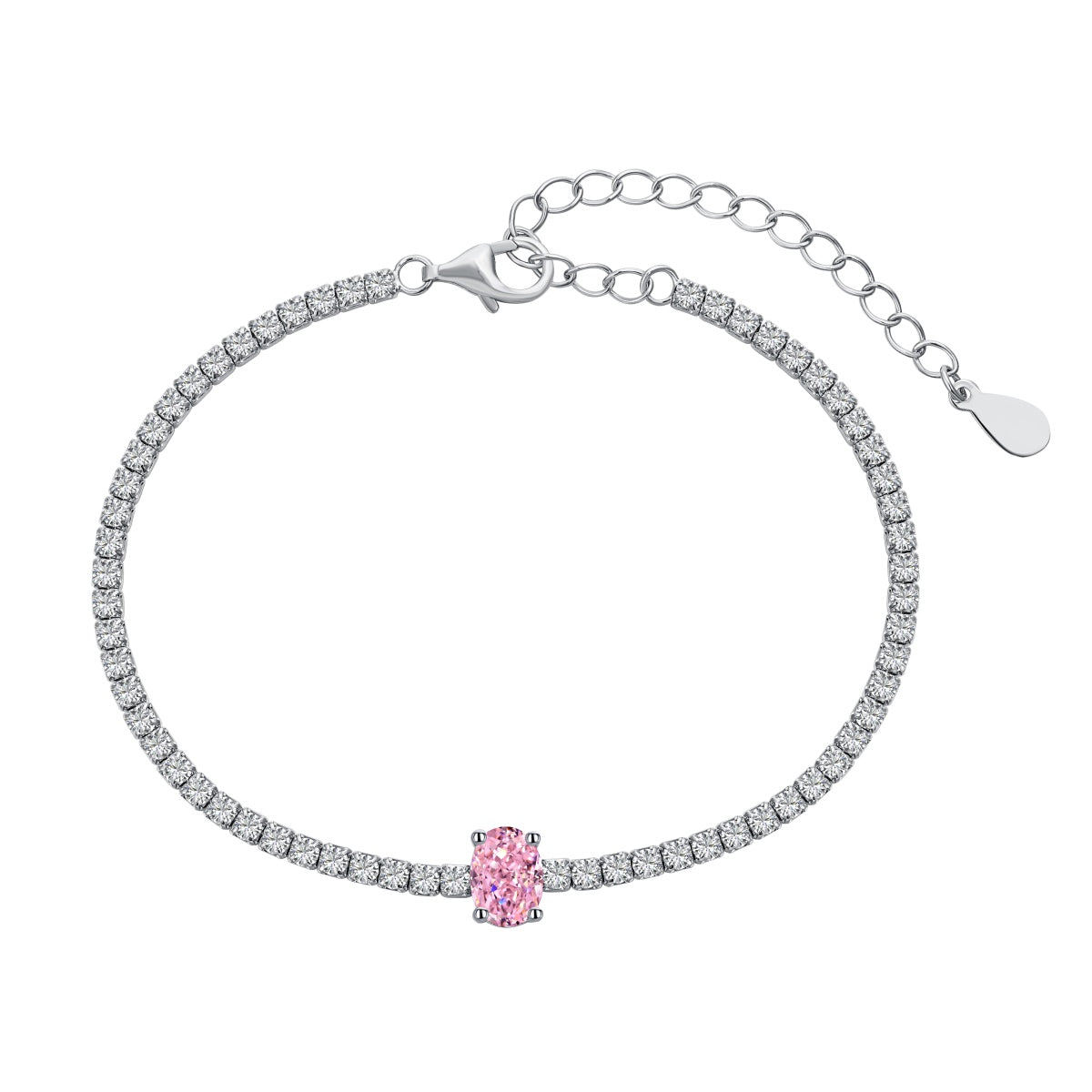 [Everoly JW]0.75 Carat Exquisite Oval Cut Daily Bracelet