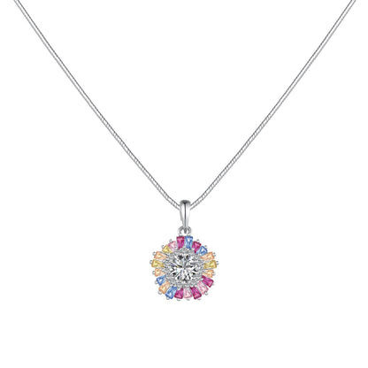[Olivia JW]Charming Flower Colorful Necklace