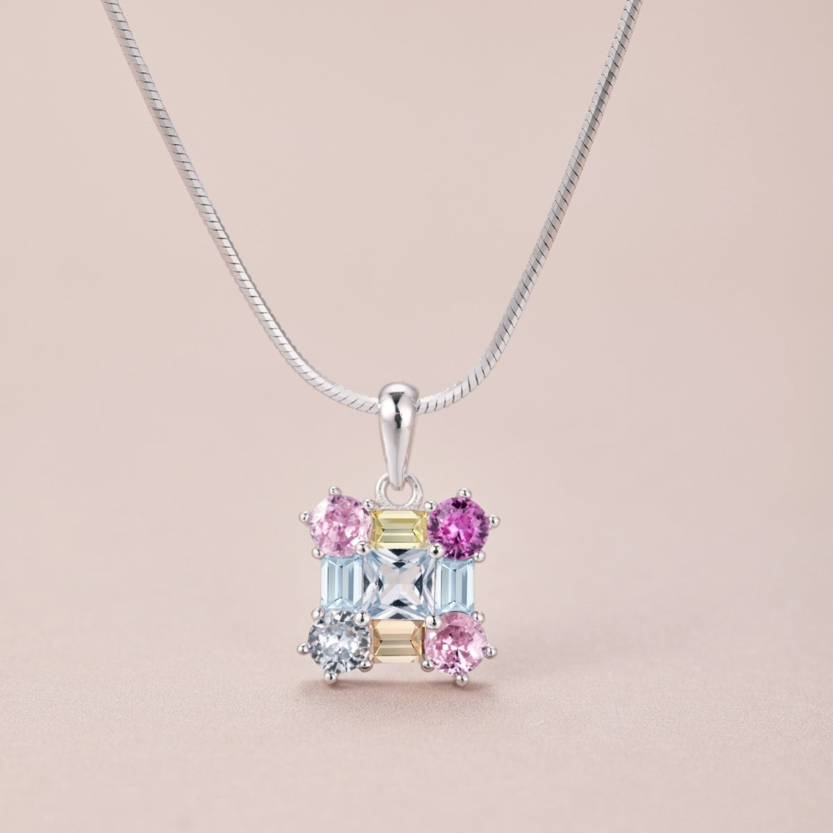 [Olivia JW]Gorgeous Multi Colorful Necklace