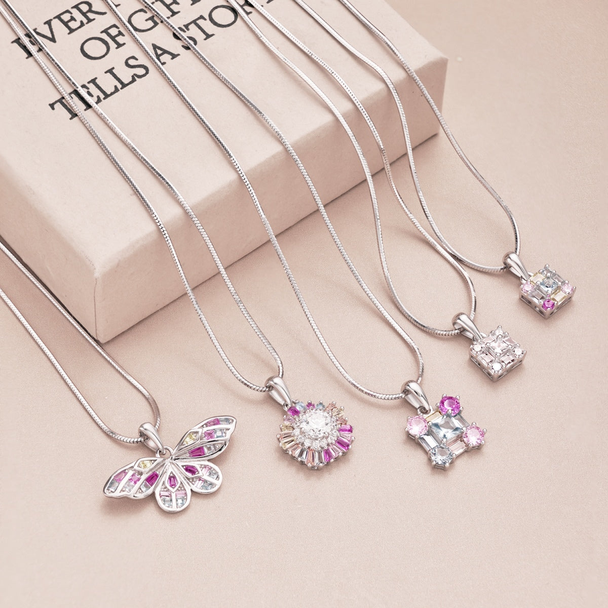 [Olivia JW]Gorgeous Multi Colorful Necklace