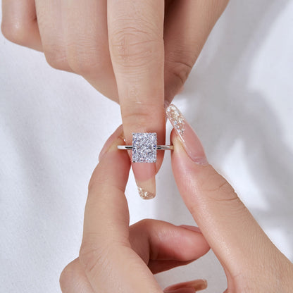 [Olivia JW]4.0 Carat Ornate Enchanting Radiand Cut Banquet Ring
