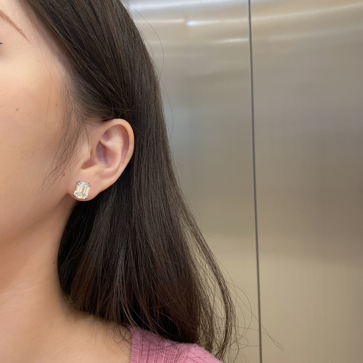 [Olivia JW]Dazzling Square Shape Earrings